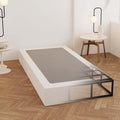 Maenizi Twin XL Box Spring 9 Inch, Heavy Duty Metal Box Spring Bed Base with Fabric Cover, Mattress Foundation, Easy Assembly, N