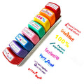 Zeokiar Teacher Stamps For Classroom Grading Self-Inking Stamp Set(8Pcs) For Teachers Parent Signature School Homework Encouragi