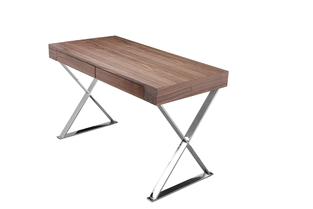 Pangea Home Alexa Desk, Walnut