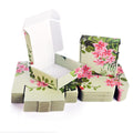 Soxuding Small Shipping Boxes For Small Business Hawaiian Flower Floral 25 Pack, 6X6X2In Recyclable Small Cardboard Boxes For Pa