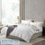 Nestl Twin Duvet Cover Set - Soft Prewashed White Duvet Cover Twin/Twin Xl, 2 Piece, With Zipper Closure, 1 Duvet Cover 68X90 Inches And 1 Pillow Sham