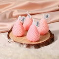 8 Pieces Strawberry Candle Strawberry Shaped Scented Candle Mini Soy Wax Candle Small Scented Cute Candle Wax Decorative Candle 