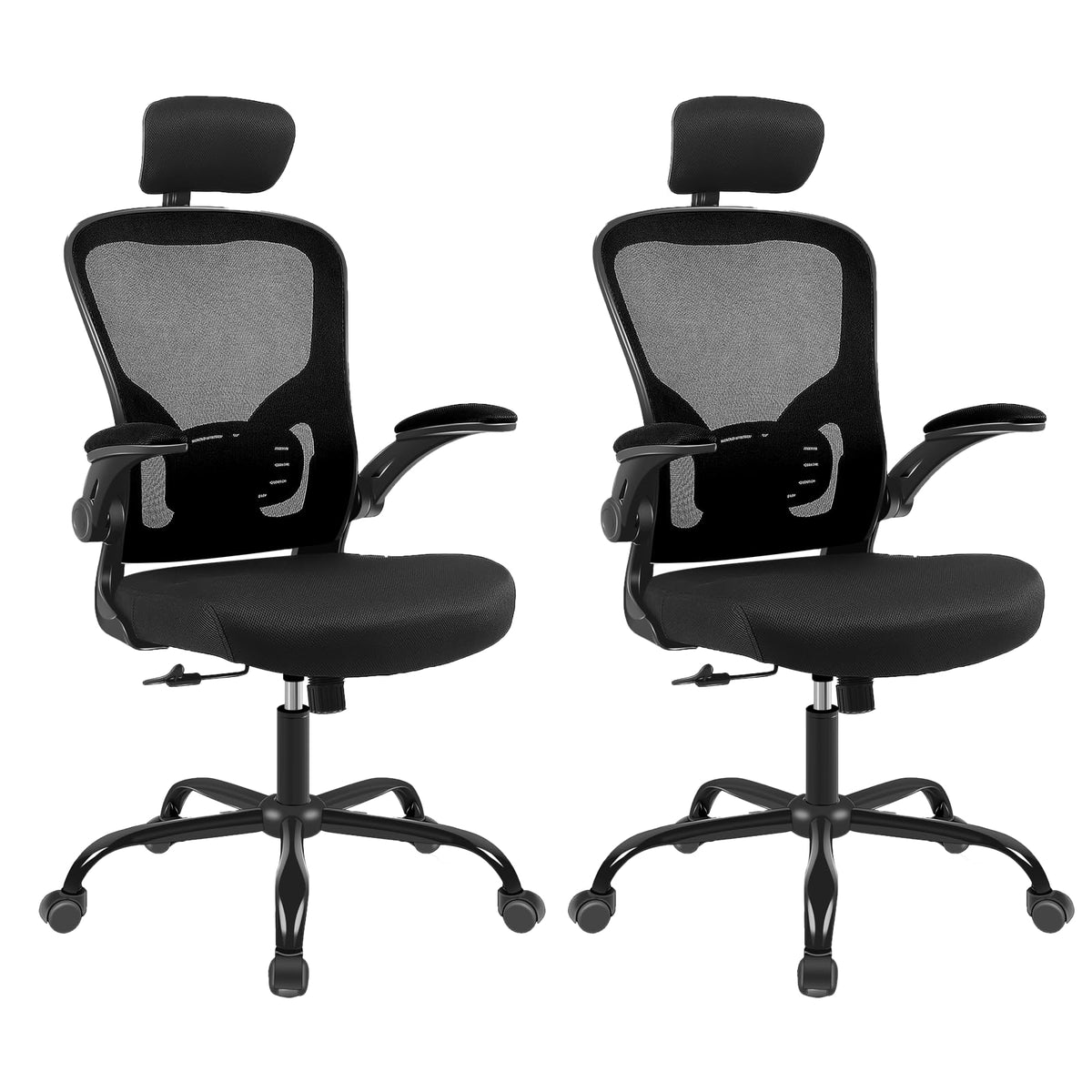 Ergonomic Office Desk Chair 2Pack- Mesh Home Office Desk Chairs With Lumbar Support & 3D Adjustable Armrests,Executive Rolling C