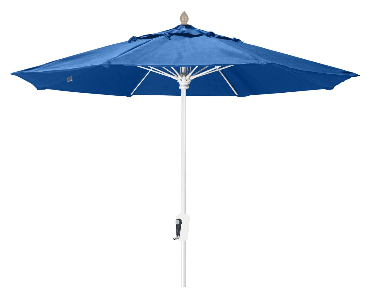 Fiberbuilt Umbrellas 7Mcrw-8602 Market Umbrella, 7.5' Diameter Marine Grade Canopy, Pacific Blue