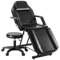 LOUVIXA Tattoo Chair, Adjustable Facial Chair 73 Inch Salon Bed with Hydraulic Stool for Professional Massage Beauty Spa (Black)