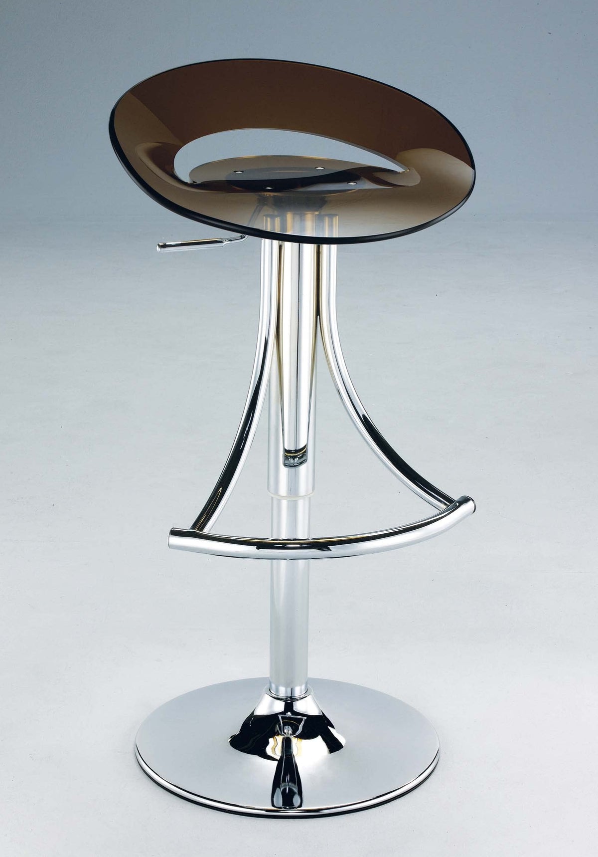 Neos Modern Furniture Arcrylic Bar Stool, Smoke