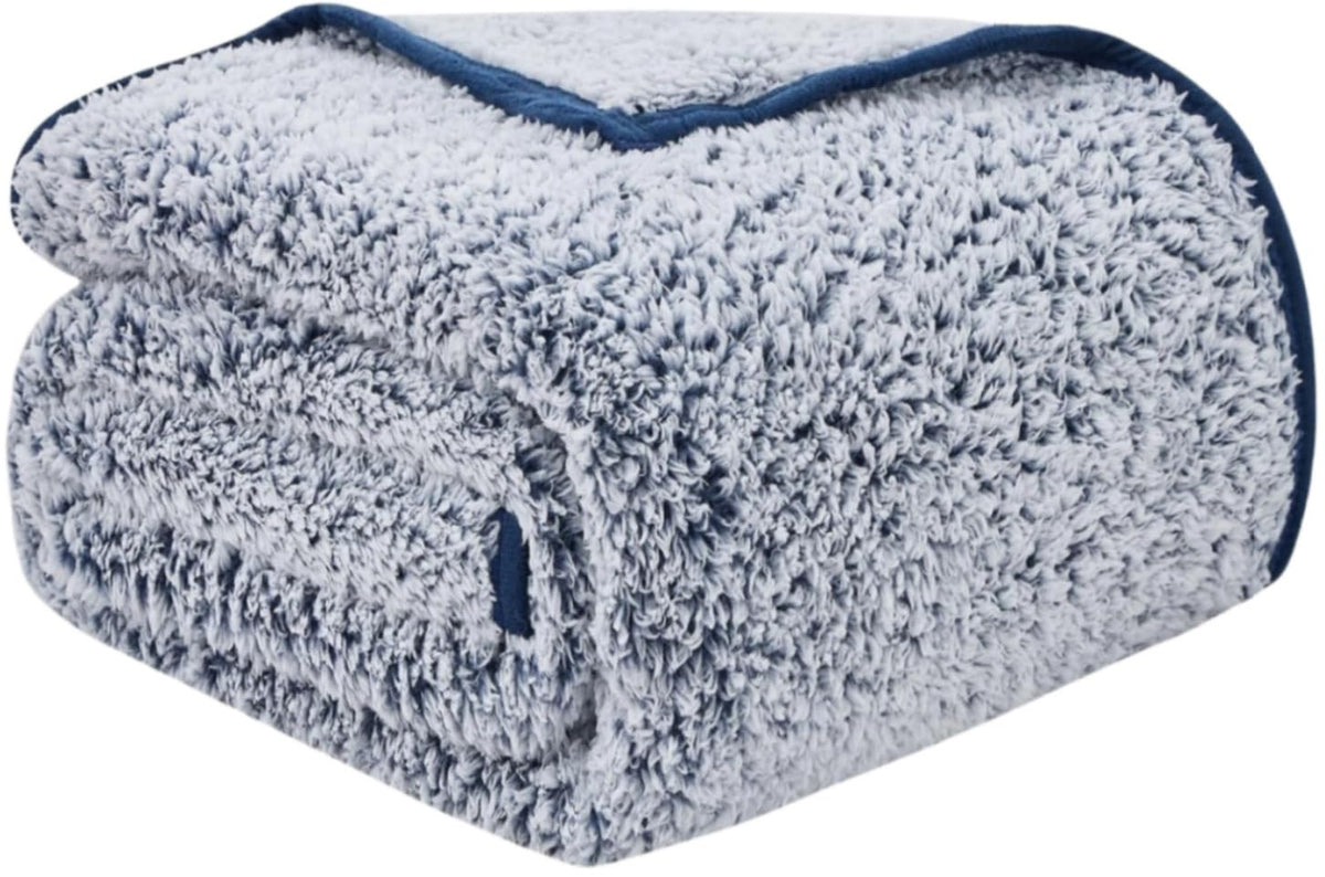 Emme Sherpa Blanket Twin Size Fleece Throw Blankets, 60'X80' Large Warm Blankets Soft Microfiber Cozy Blanket For Couch Sofa B