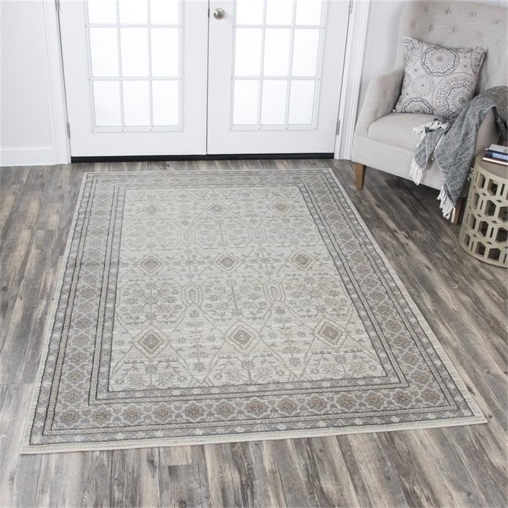 Rizzy Home Alora Decor Swagger 7'10" X 10'10" Distress Beige/Tan/Gray/Cream Rug