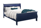 Global Furniture Usa Charlie Blue Queen Bed
