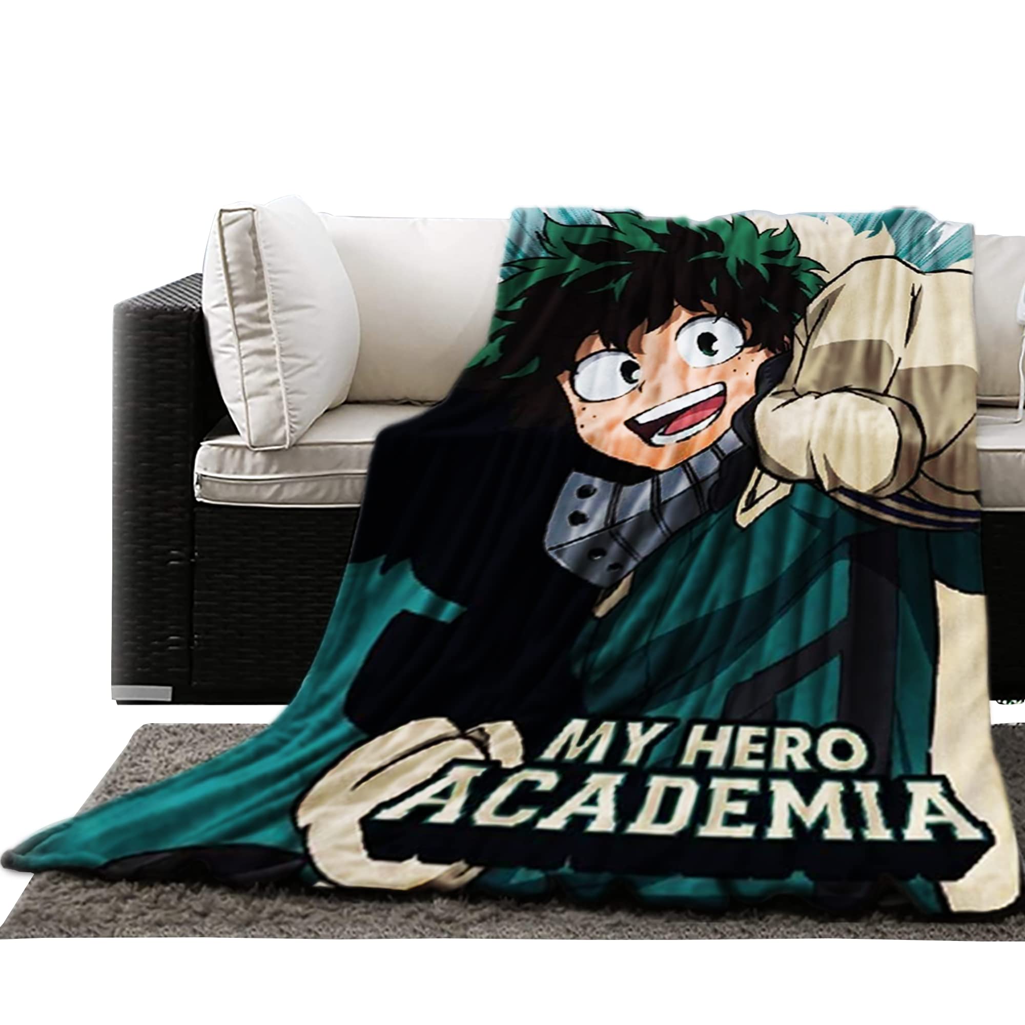 My Hero Academia Blanket Villain Fleece -Soft and Warm [45x60 Inches] | Bedding for Fans to Join The League | Long Nights Binge 