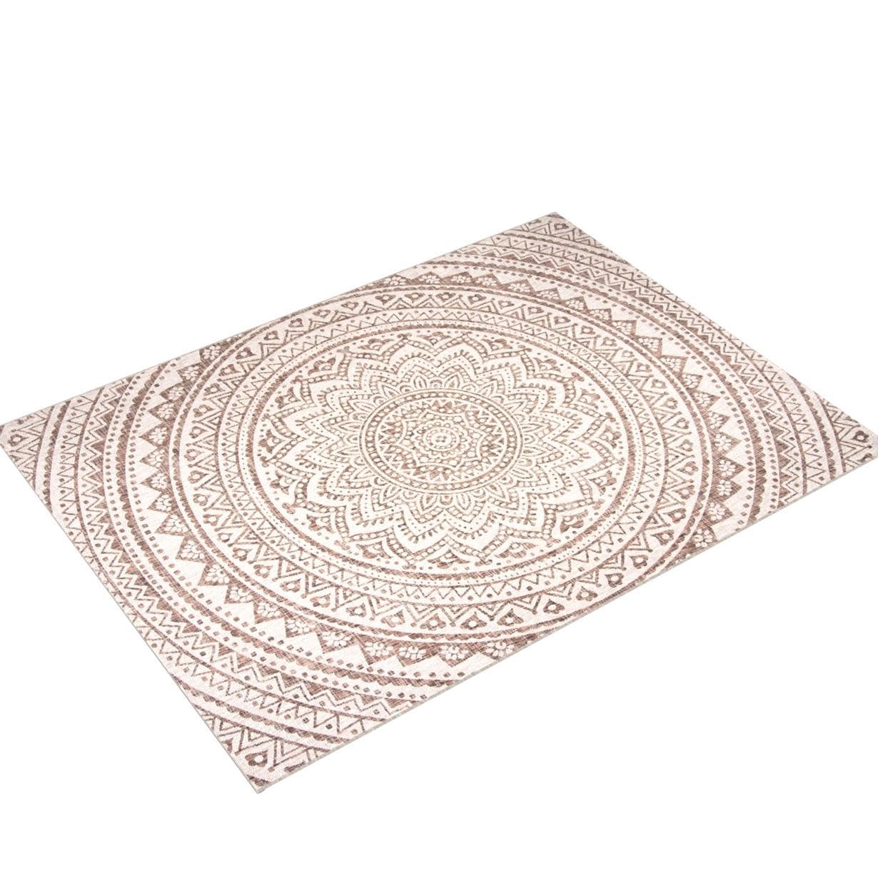 Safavieh Courtyard Collection 8' X 10' Beige/Brown Cy8734 Indoor-Outdoor Patio Backyard Mudroom Area-Rug