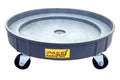Pake Handling Tools 30 Gallon and 55 Gallon Drum Dolly - Durable Heavy Duty Plastic Drum Cart, 900 lb. Capacity, 5 Swivel Caster