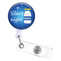 Silent Night Anesthesiology Badge Reels Holder Retractable Id Clip For Nurse Name Tag Card Cute Funny Fun Nursing Doctor Medical
