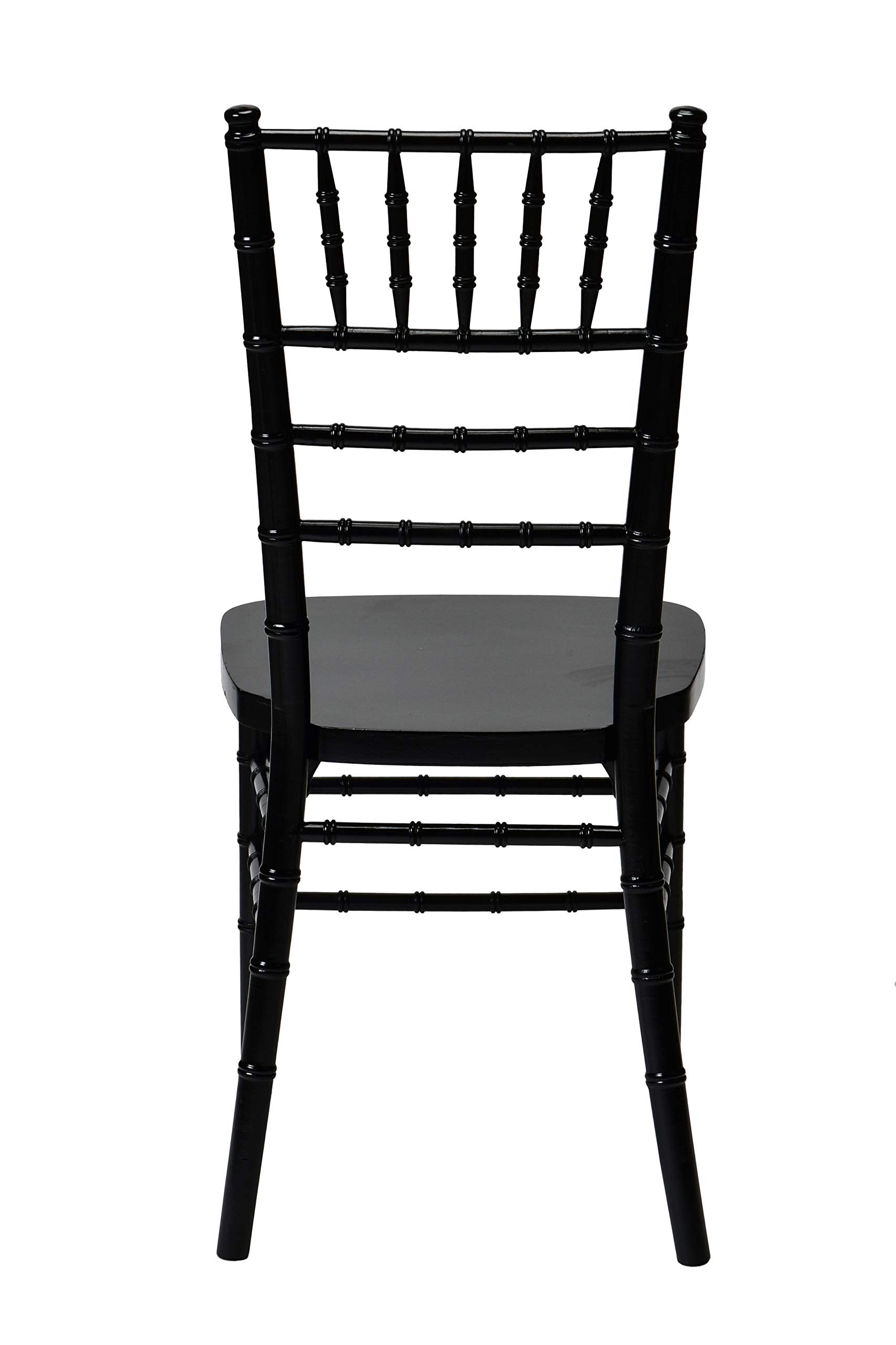 Commercial Seating Products European Black Wood Dining Chairs, 1-Pack