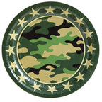 Blue Panda 144-Piece Camo Party Decorations For Army-Themed Birthday, Baby Shower, Welcome Home Party, Serves 24, Includes Camou