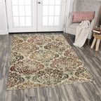 Rizzy Home Alora Decor Euphoria 9' X 12' Beige/Brown/Beige/Brown/Rust Hybrid Area Rug