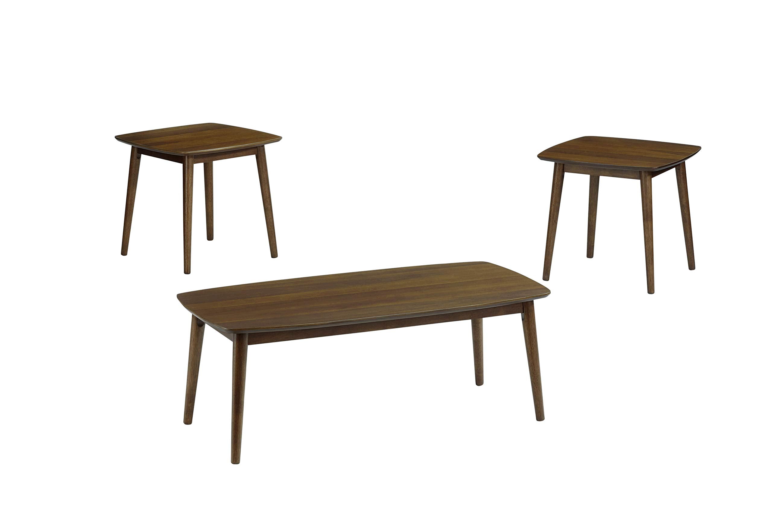 Progressive Furniture Zen 3 Pack-Cocktail & 2 End Tables, Walnut