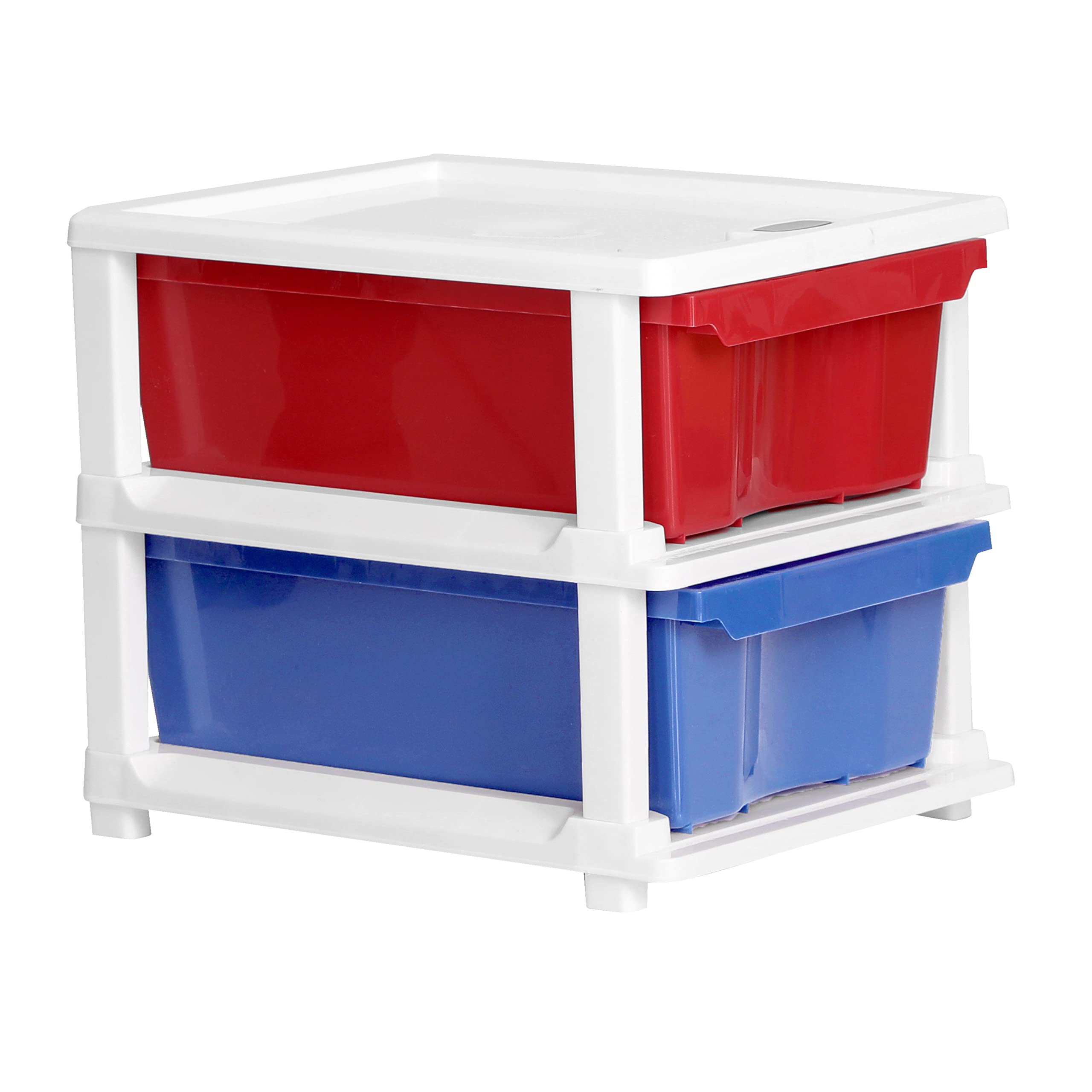 Cutting Edge 2 Layer, Modular Storage Drawer Set, Small, Multicolor