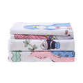 Yibeizi Mermaid Sheet Set For Girls Twin, Kids Cute Ocean Print Bedsheets Microfiber Deep Pocket Beach Patterned Bed Sheet & Pil