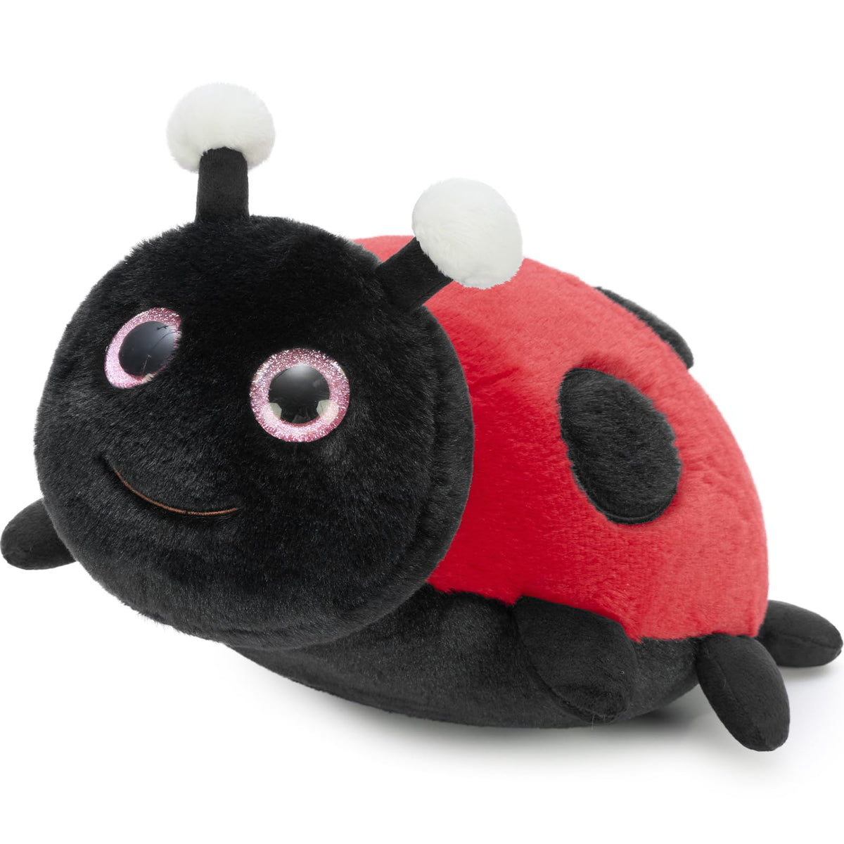 MaoGoLan 16Inch Giant Ladybug Plush Pillow with GlowintheDark Antennae