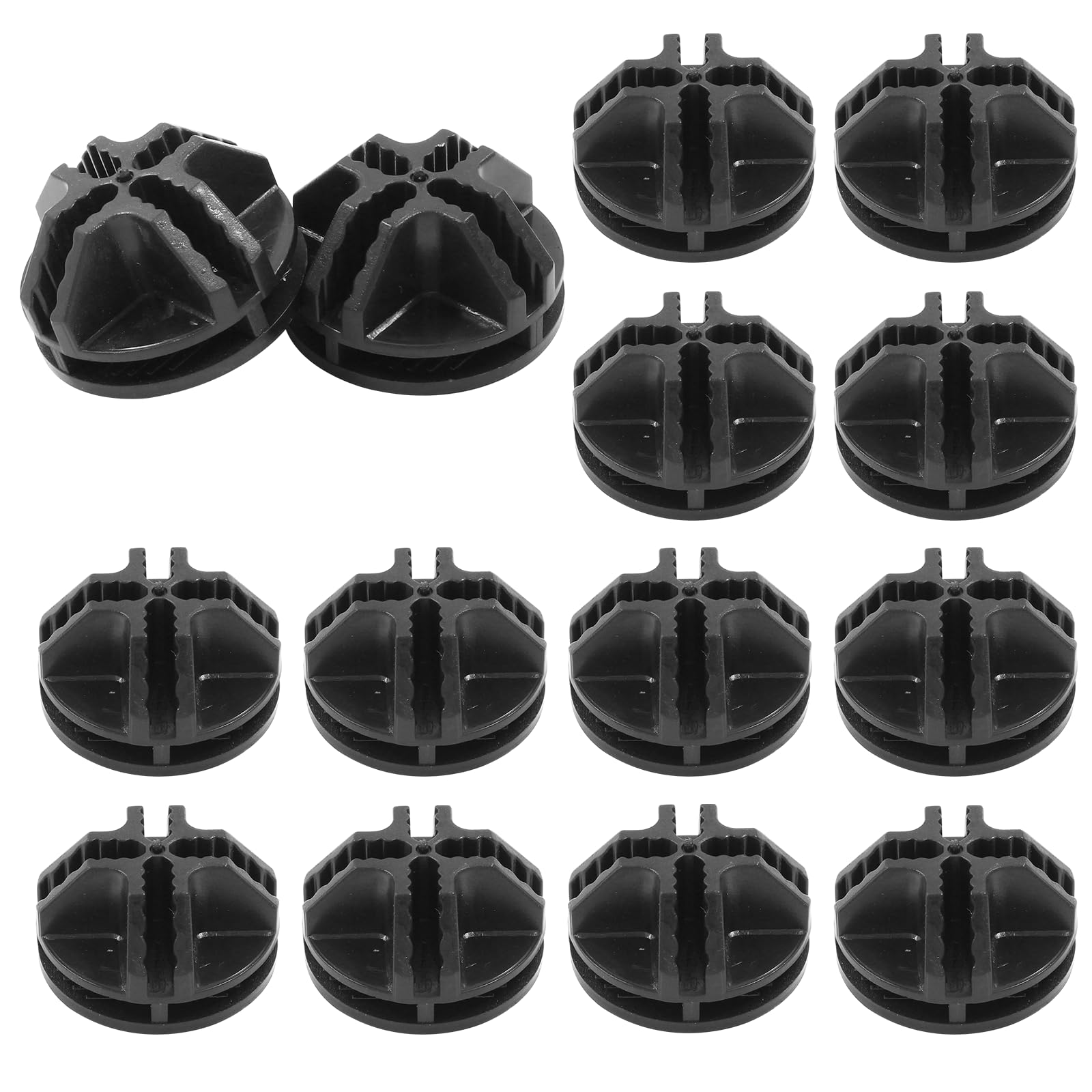 Kyuionty 50 Pcs Wire Cube Connectors, Plastic Grid Cube Organizer Connector For Modular Closet Storage Organizer And Wire Shelvi