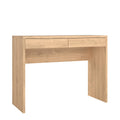 Wilbur Home Office Writing Desk with 2 Storage Drawer, Jackson Hickory