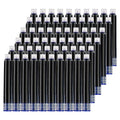 Zalantan Blue Ink Cartridge For Fountain Pen Ink Cartridge Refillable Business Writing Pens Disposable Ink Pen Refills 3.4 Mm Bo