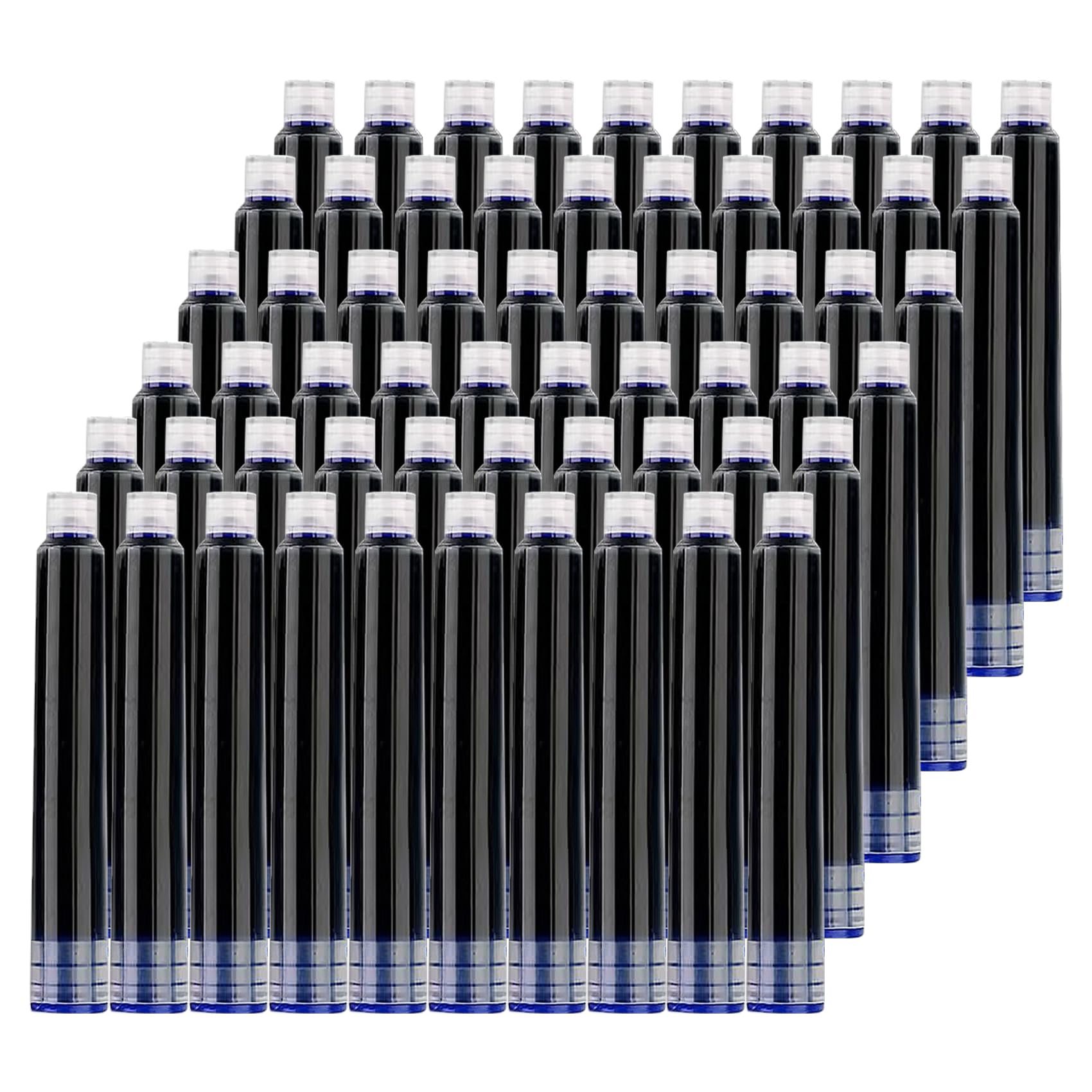 Zalantan Blue Ink Cartridge For Fountain Pen Ink Cartridge Refillable Business Writing Pens Disposable Ink Pen Refills 3.4 Mm Bo