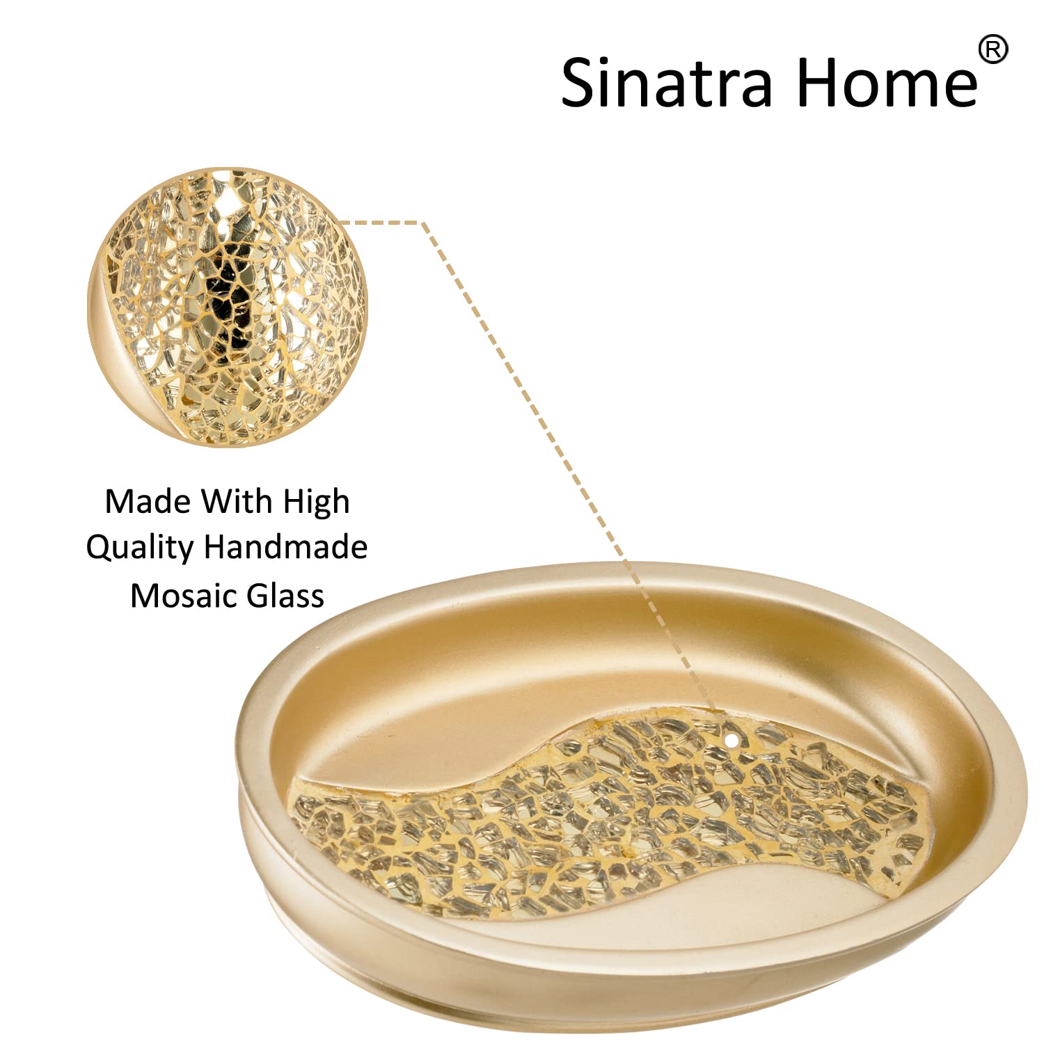 Popular Bath Champagne Sinatra, Soap Dish