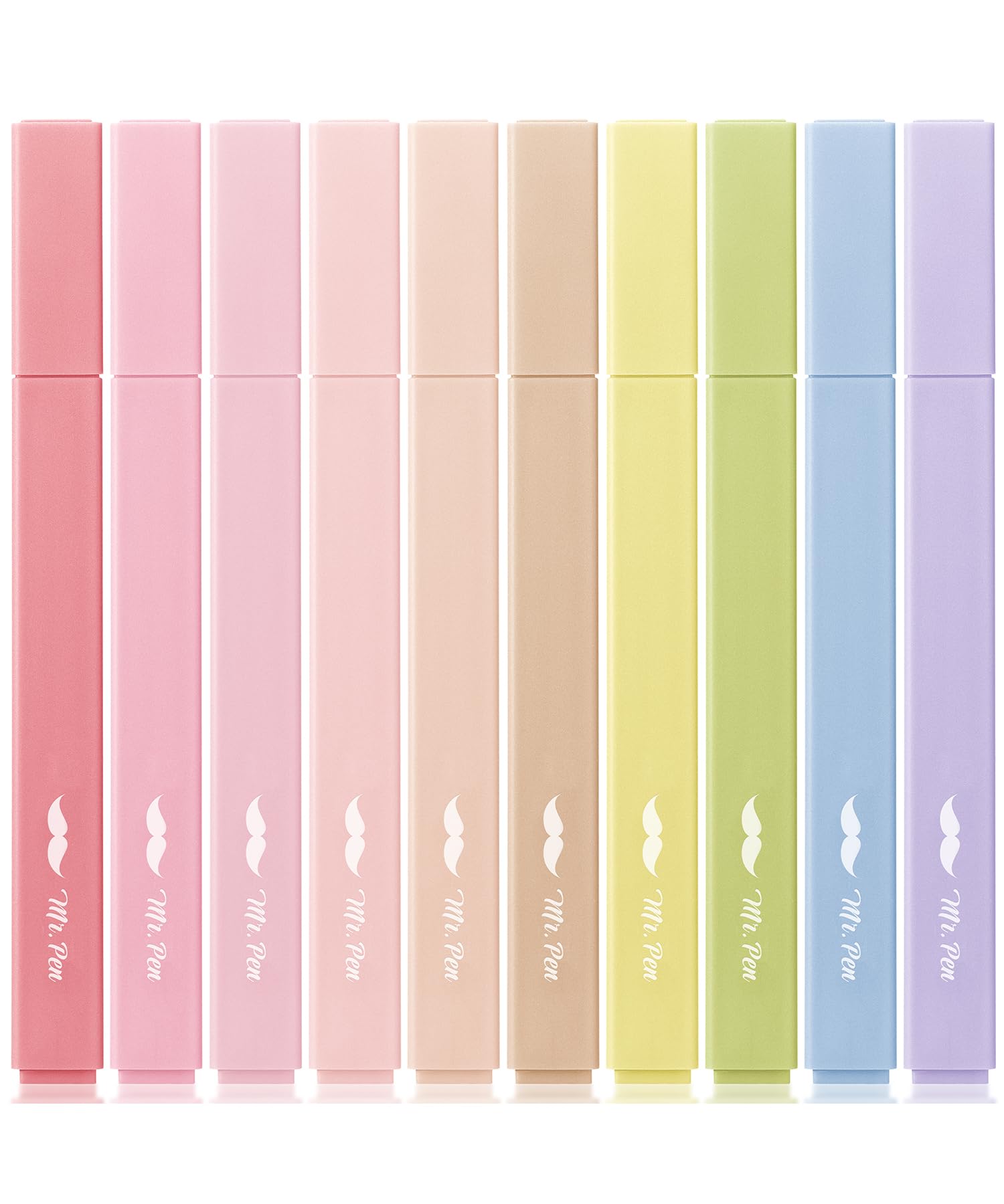Mr. Pen- Aesthetic Highlighters, 10 Pcs, Colorful, Chisel Tip, Cute Highlighters Assorted Colors, Bible Highlighters And Pens No
