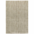 HomeRoots 507848 10 x 13 ft. Stone Shag Power Loom Stain Resistant Rectangle Area Rug