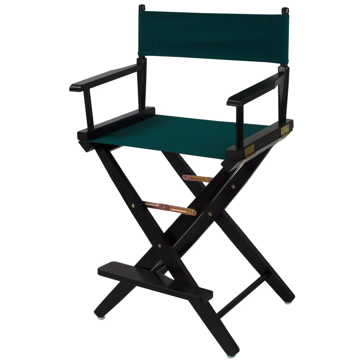 American Trails Extra-Wide Premium 24&quot; Director'S Chair Black Frame With Hunter Green Canvas, Counter Height