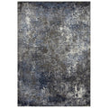 Rizzy Home Alora Decor Venice 3'11" X 5'6" Abstract Silver/Blue/Taupe Power-Loomed Area Rug