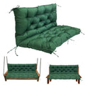 Lqqsdpj Swing Replacement Cushions For Outdoor: 2-3 Seater Bench Waterproof Cushion With Ties - 4In Thick Swing Cushion For Gard