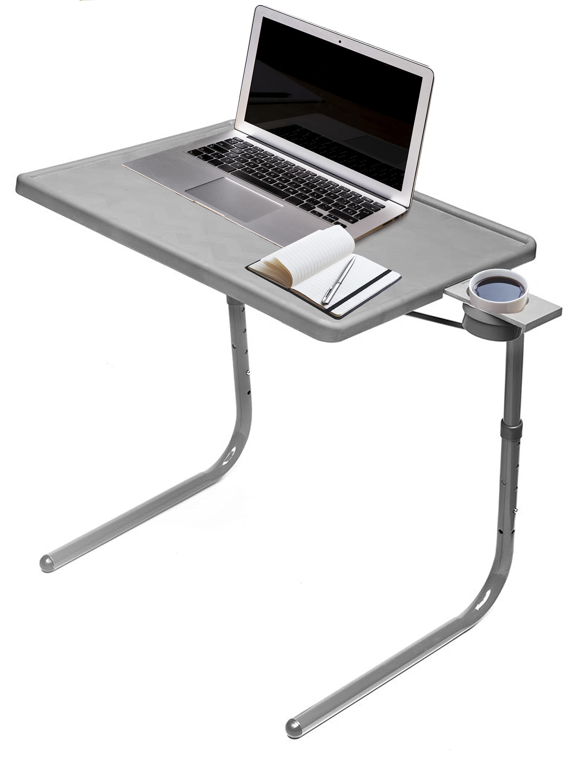 Table Mate II TV Tray - Folding Dinner Table, Couch Trays for Eating Snack Food, Stowaway Laptop Stand, Portable Bed Adjustable 