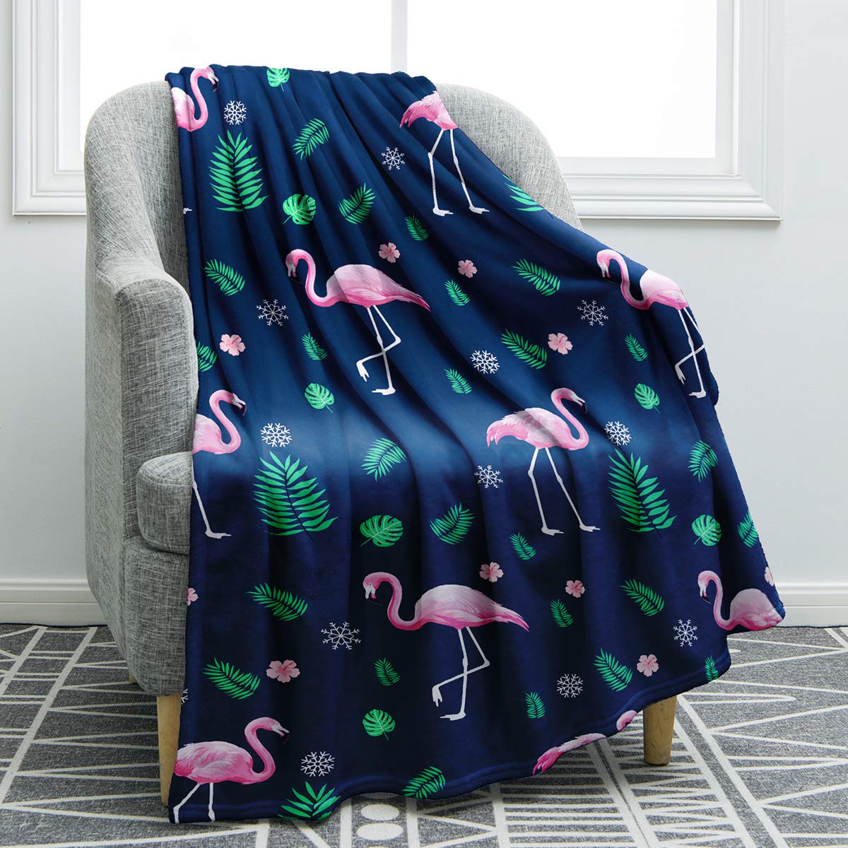 Jekeno Flamingo Gifts Blanket For Women Girls, Flamingo Throw Blankets Gifts For Adult Kids, Christmas Birthday Valentine'S Day