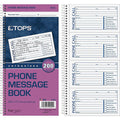 Tops Phone Message Book, Carbonless Duplicate, 4 Messages Per Page, 200 Set Per Book (4002)