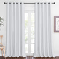 NICETOWN Room Divider Curtain 110 inches Long, Grommet Room Darkening Curtain Thermal Window Treatment Sound Dampening for Slidi