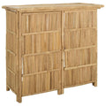 vidaXL Outdoor Bar Table Natural 45.28 x 21.65 x 41.34 in Bamboo