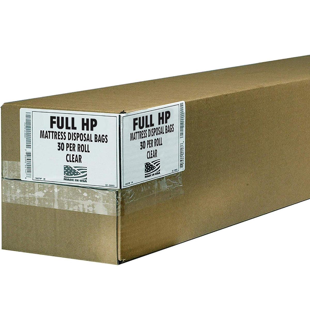 Aluf Plastics High Performance 2.5 Mil (Eq) Clear Mattress Full Bag - 66' X 90' (Pack Of 30)