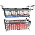Ispecle Freezer Organizer Bins - 2 Pack Large Stackable & Hanging Deep Freezer Organizer Bins For 10 To 20 Cu.Ft Chest Freezer E