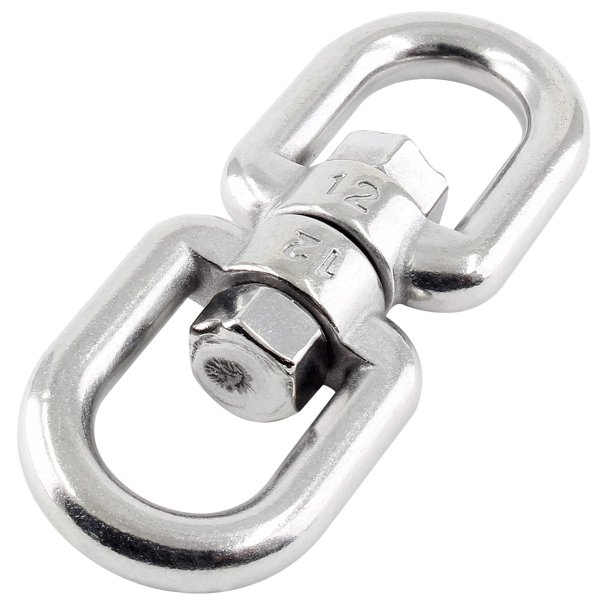 Bonsicoky Heavy Duty M12 304 Stainless Steel Swing Swivel, 360 Degree Rotational Device Hanging Accessory For Web Tree Swing, Ha