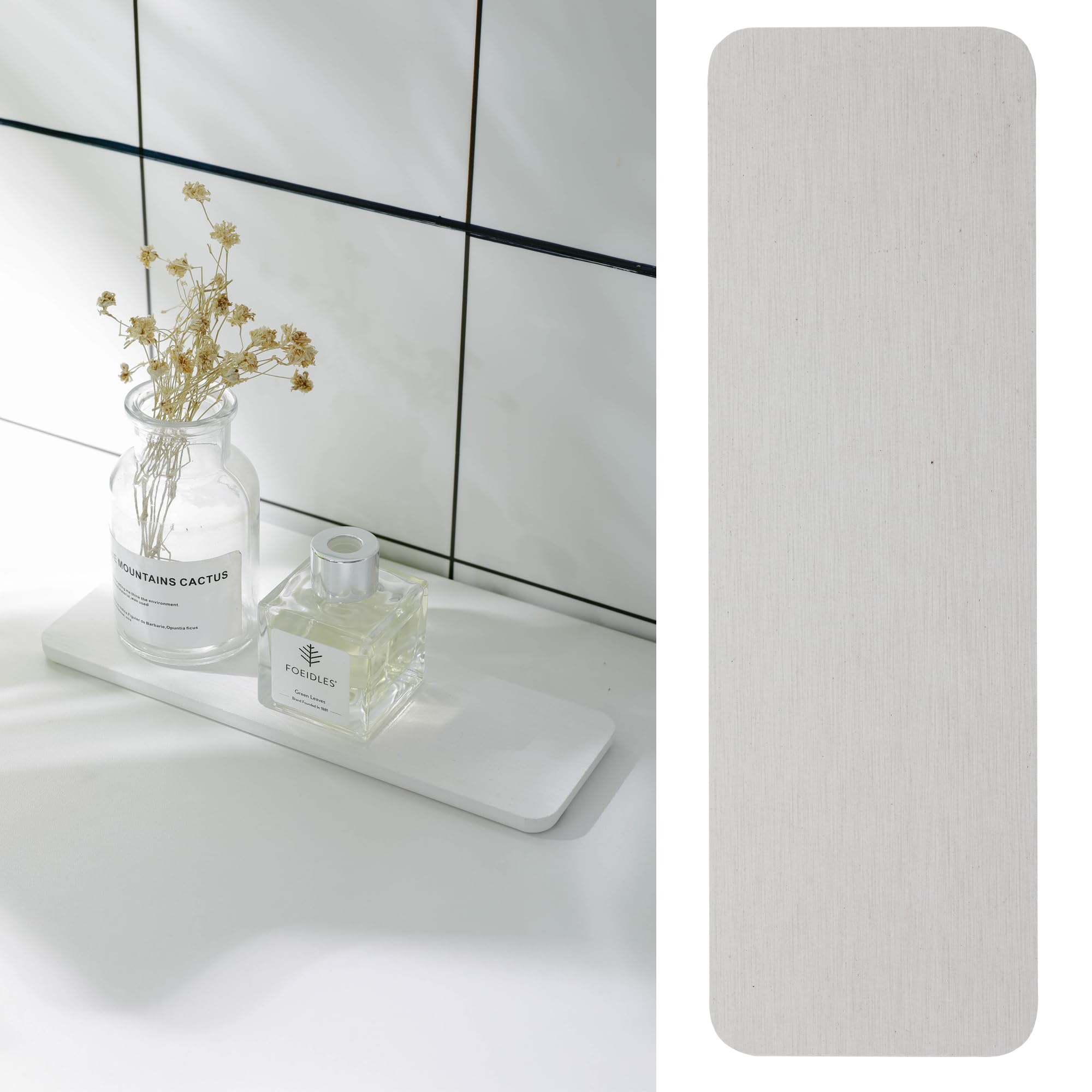 NiuYichee 2 PCS Water Absorbent Diatomite Coasters, Diatomaceous Earth Soap Dish, Water Absorbing Stone in The Modern Home Kitch