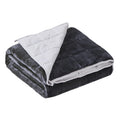 Satwip Weighted Blanket Queen Size 15Lbs Fuzzy Warm Flannel Throw Blanket With Soft Breathable Sanded, 60 X 80 Inches, Grey