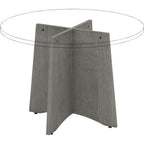 Lorell, LLR69589, Weathered Charcoal Round Conference Table, 1 Each
