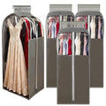 15 Gusseted Long Dress Covers for Gowns,Garment Bags for hanging clothes