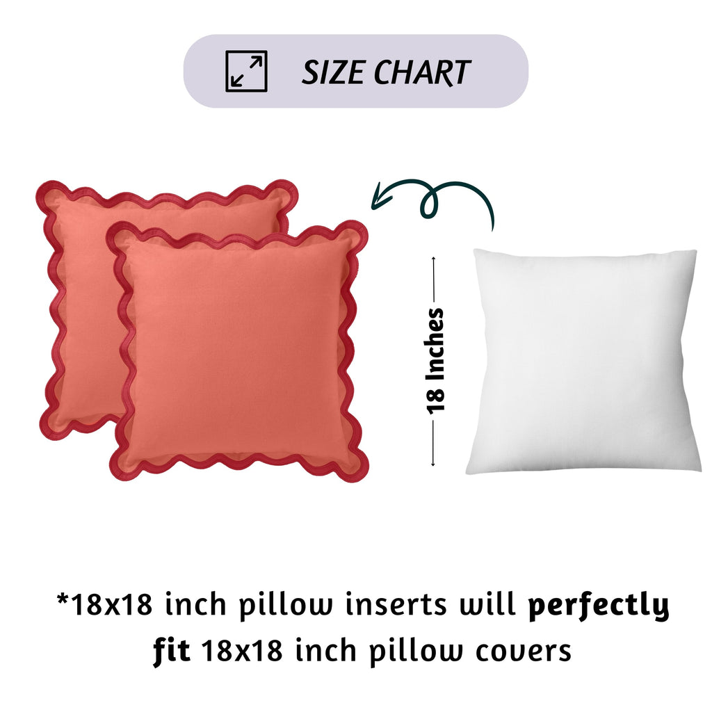 Folkulture Throw Pillows For Couch Pillows For Living Room, Throw Pillow Covers 18X18, Set Of 2 Boho Throw Pillows, Accent Pillo