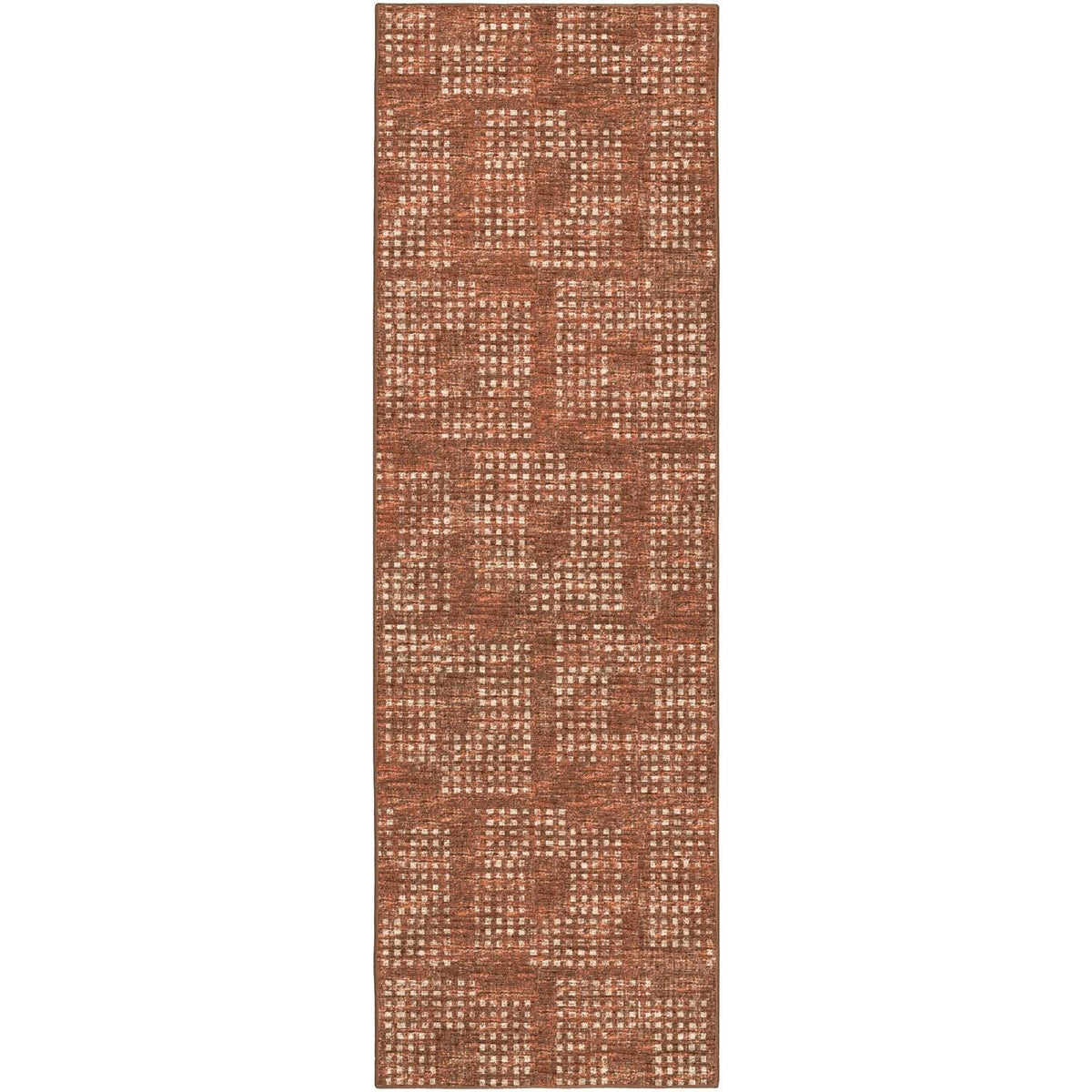 Delano Da1 Orange Transitional Rug Runner 2' 6&quot; X 10'