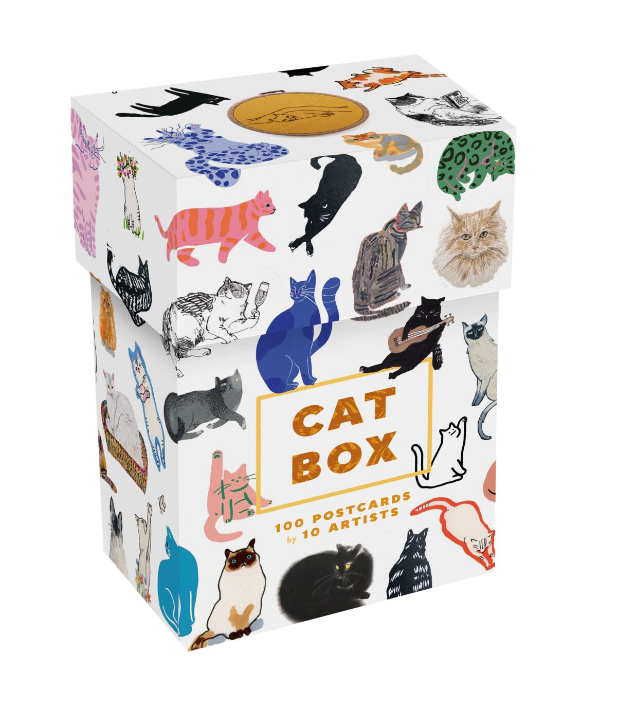 Princeton Architectural Press Cat Box: 100 Postcards By 10 Artists