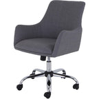 Lorell Mid-Century Modern Guest Chair, Gray